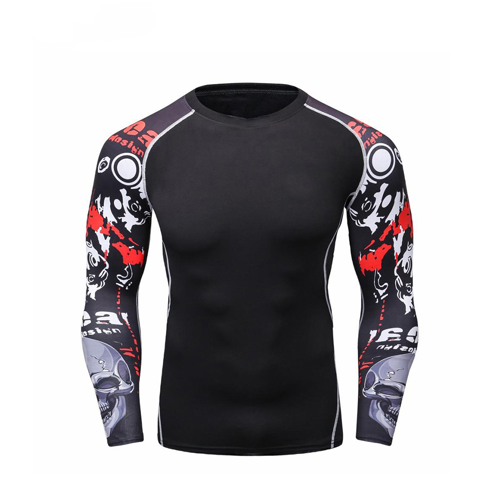 Men's Rash Guards Compression Shirts 